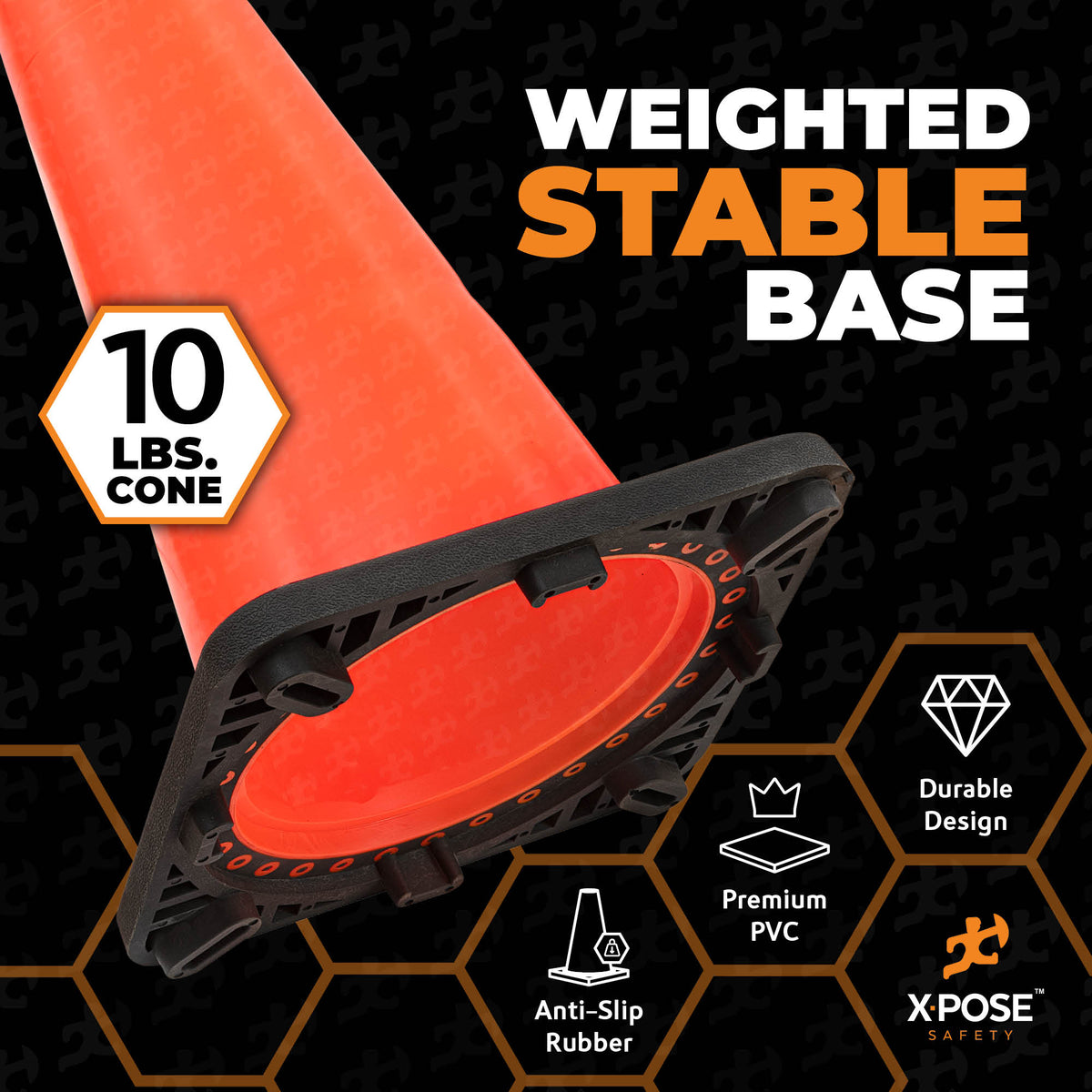 36" Orange Traffic Cone