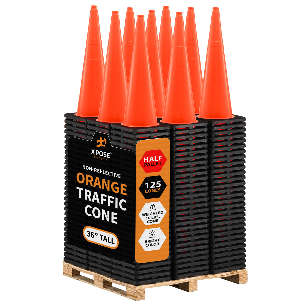 36" Orange Traffic Cone