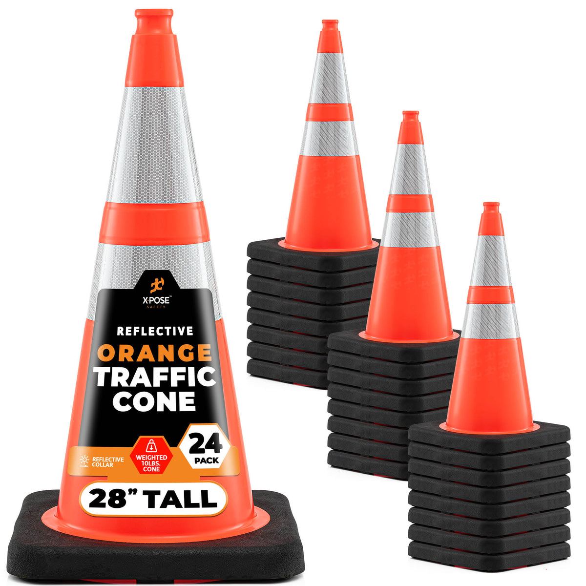 28" Orange Traffic Cone